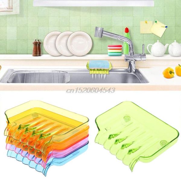 

soap dishes bathroom draining box kitchen sink sponge drainage dish holder r06 whosale&dropship