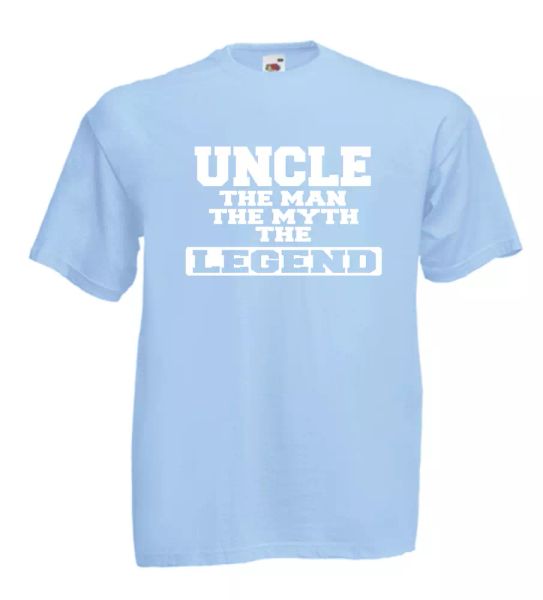 

uncle legend xmas gift idea mens women t shirts multi-color s-2xl, White;black