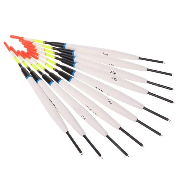 

fishing accessories 10pcs/lot luminous float bobber floats 1g 3g for carp tackle