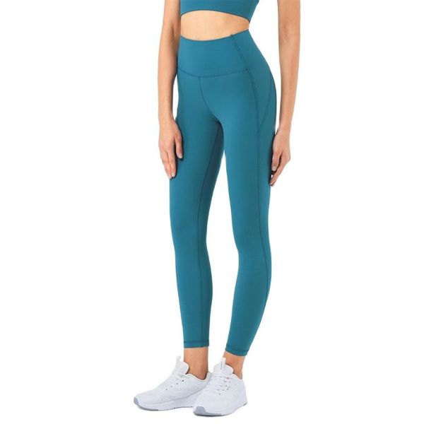 

yoga outfit 2021 high-strength support nude pants fashion high waist tummy exercise peach hip fitness women seamless leggings