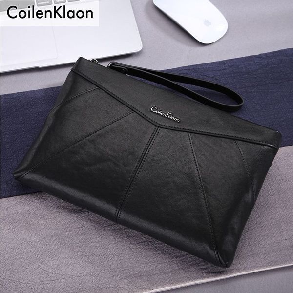 

wallet 2021 men's handbag fashion wrist bag grab letter envelope man, Red;black