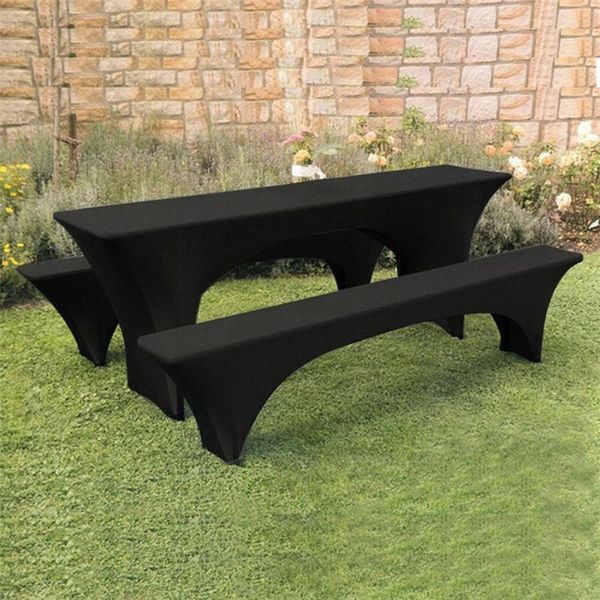 

chair covers elastic table bench cover reusable washable tablecloth fade resistant for family wedding restaurant bdf99