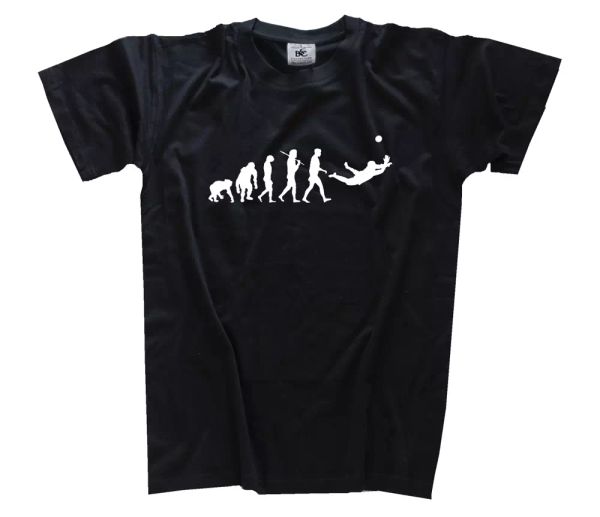 

standard edition goalkeeper goalie soccer ball football evolution t-shirt s-xxxl, White;black