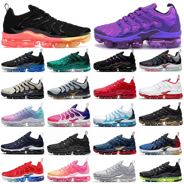 

max tn plus men women running shoes vapourmax tns chaussures fresh triple white black royal atlanta mens trainers outdoor sports