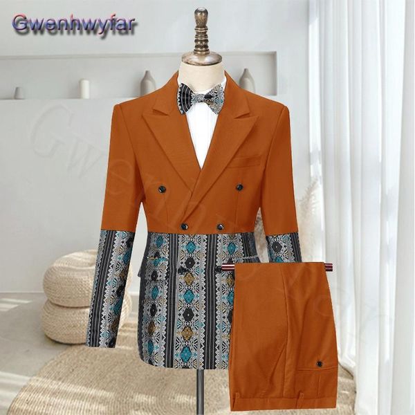 

gwenhwyfar formal casual suit men,peaked lapel double breated groom tuxedos,custome homme mariage,patchwork terno masculino 2021 men's, White;black