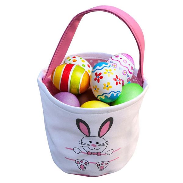 

lovely easter buckets eggs toy handbags basket creative home supplier for kids festival gift party tote decorationw wrap