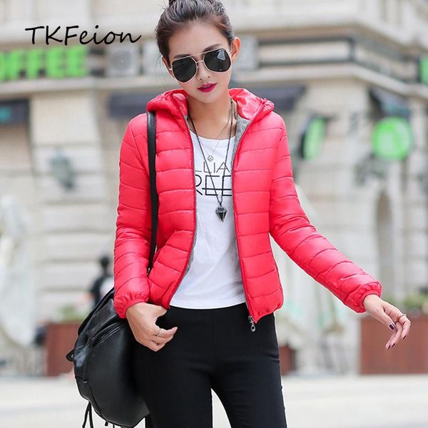 

women's jackets womens slim 2021 ladies spring autumn winter parka fashion casual bomber coats female hooded jacket coat 2xl 3xl, Black;brown
