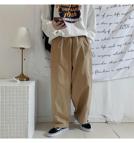 

men's jeans black cargo pants japanese streetwear harajuku hip hop sweatpants korean fashion bloomers g102, Blue