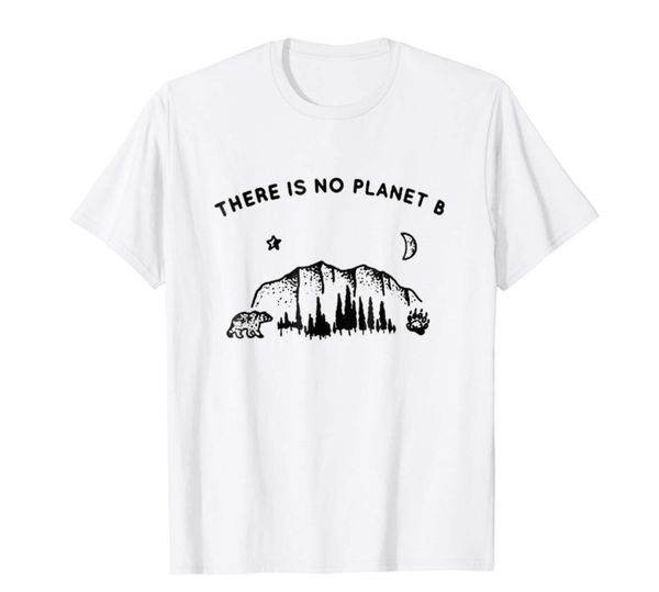 

r2 there is no planet b 100% cotton soft t-shirt white, White;black