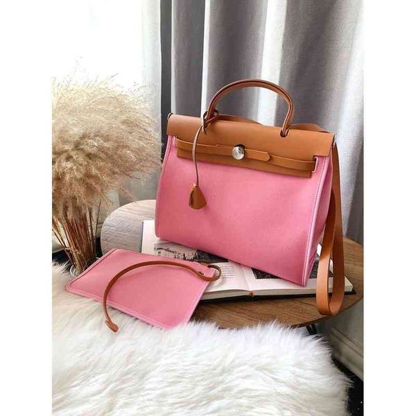 

college student class commuting female xia literature and art a4 h home large capacity herbag canvas bag with zpq hermÃ¨ s