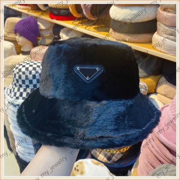 

fashion bucket hat designers man women cap luxurys beanie casquettes brand fisherman buckets caps r letter wool furry hat, Blue;gray