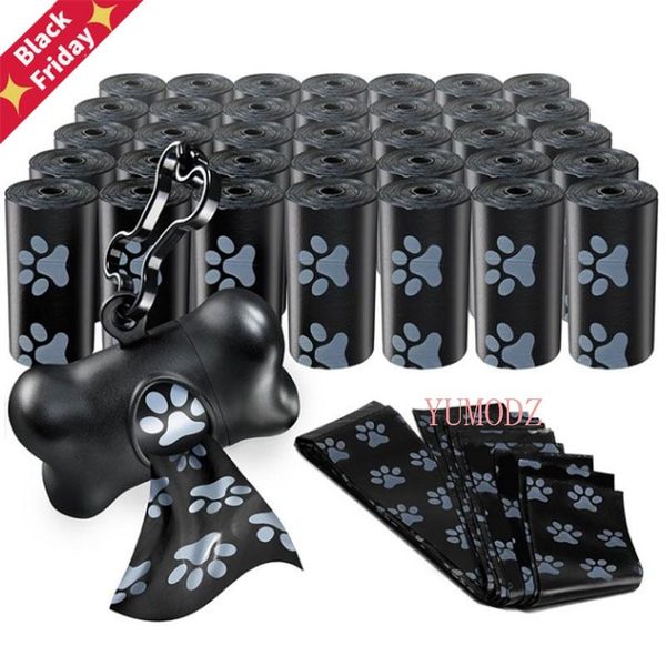 

dog travel & outdoors 50rolls poop bags pet waste garbage biodegradable outdoor carrier holder dispenser clean pick up tools accessories