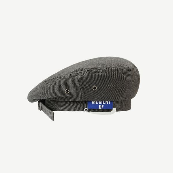 

berets men's and women casual sboy hat autumn retro beret fashion wild cap pu women's solidberet hats, Blue;gray