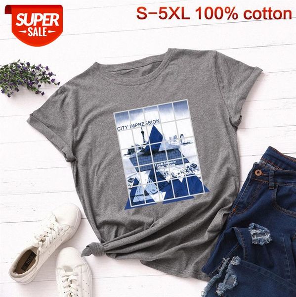 

women's loose round neck short-sleeved cotton t-shirt f08 #pg6a, White