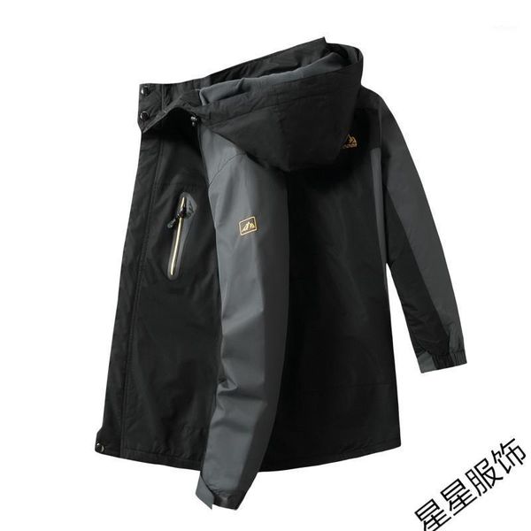 

men's jackets 10xl 8xl bomber jacket men autumn thicken mens coat warm outwear windproof hooded overcoat zipper parkas man hoody male, Black;brown