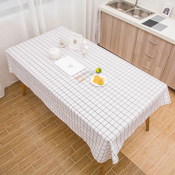 

2810 simple tablecloth ins style waterproof oil proof family living room nordic tea table mat t