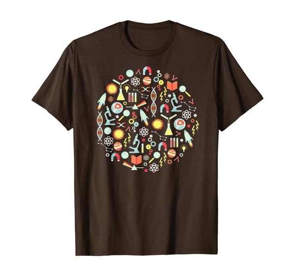 

science studies t-shirt science teacher student funny gift t-shirt, White;black