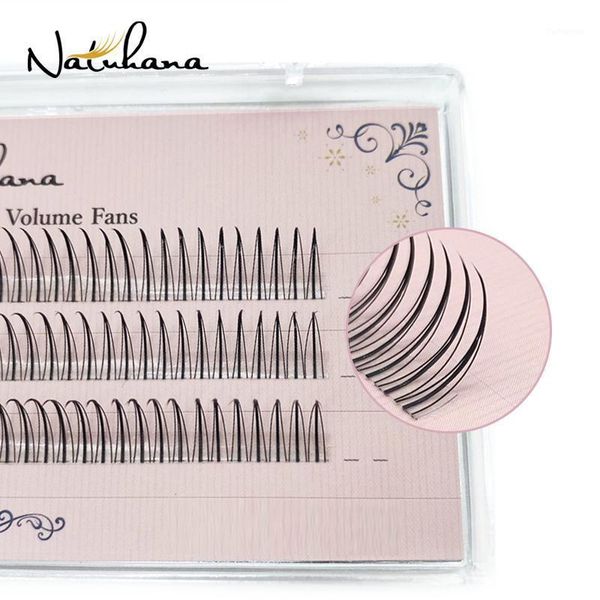 

a/m shape individual premade volume false lashes cluster natural fluffy eyelashes 3d mink eyelash extension makeup1