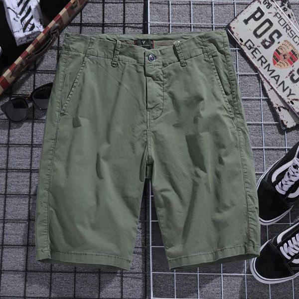 

casual shorts men fashion summer solid cotton beach men's, White;black