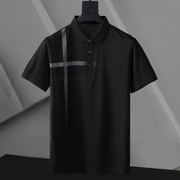 Yaz Men T-Shirts Sade Pamuk Polo Gömlekleri Düz Renk Kısa Kollu Üstler İnce Nefes Alabaş Sokak Giyim Erkek Tees US Boyut M-XXXL