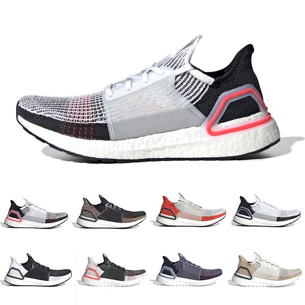 

ultra boost 19 mens running shoes sneakers white and black triple white refract oreo navy blue khaki dark active rainbow men women trainers