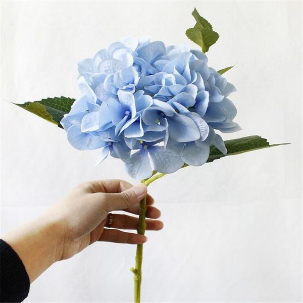 

hydrangea pincushion artificial flowers silk 47cm 18.5inch home decorations for wedding party or birthday decorative & wreaths
