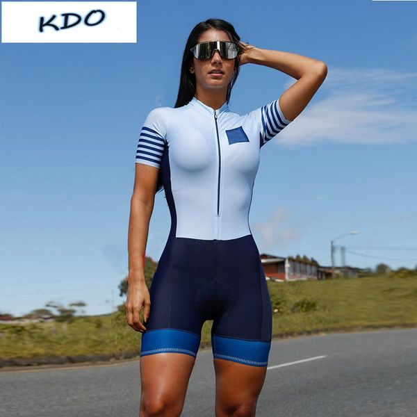 

racing sets 2021 summer long sleeve cycling wear suit ladies breathable quick drying team sports jumpsuit tights, Black;blue