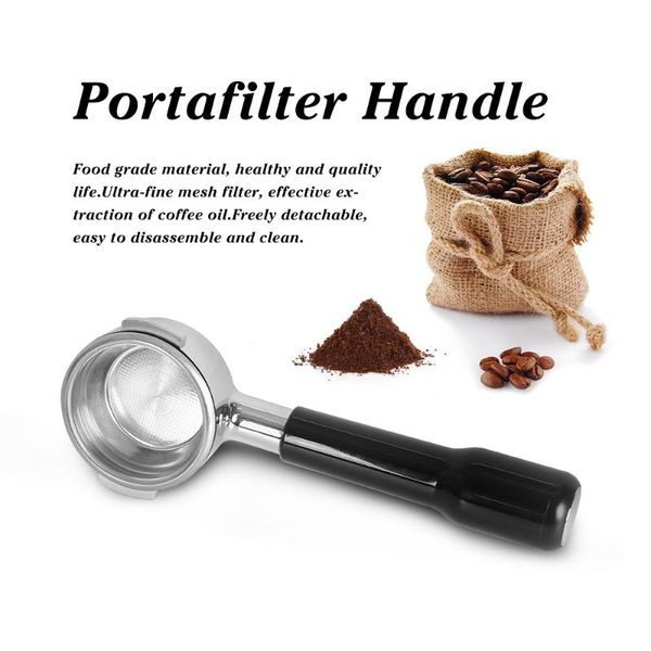 

coffee machine bottomless stainless steel professional handle universally fit for roasters