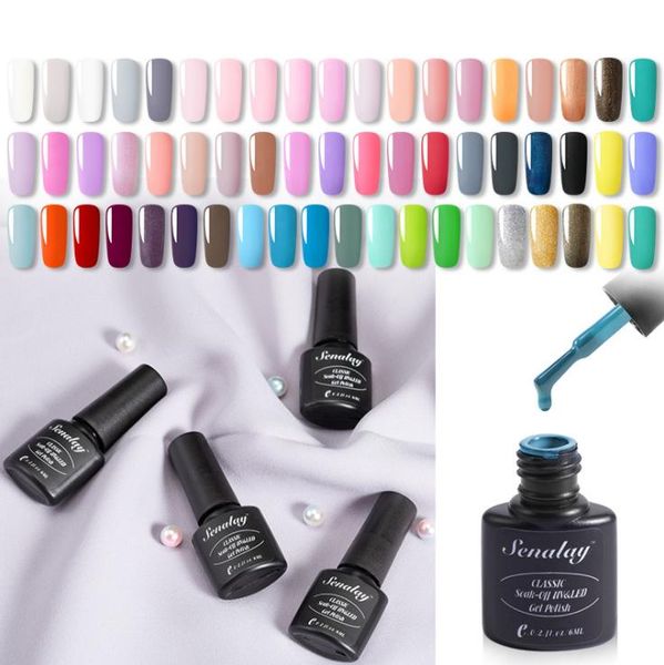 

nail gel varnish uv vernis semi permanent rainbow colorful glitter hybrid art all for manicure polish, Red;pink