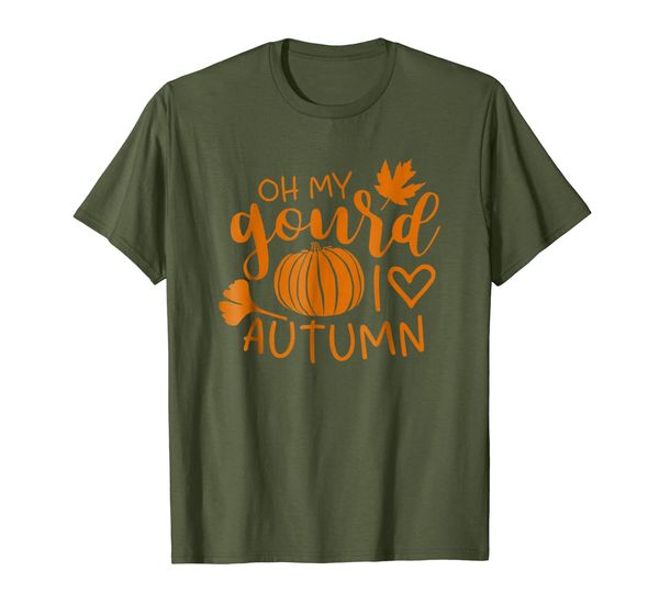 

Oh My Gourd I love Autumn Funny Fall Pumpkin T Shirt, Mainly pictures