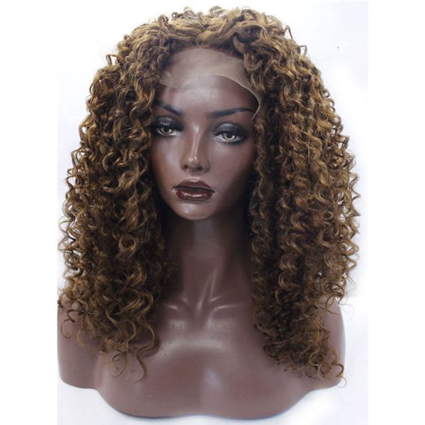 

small curly wig headgear, Black;brown