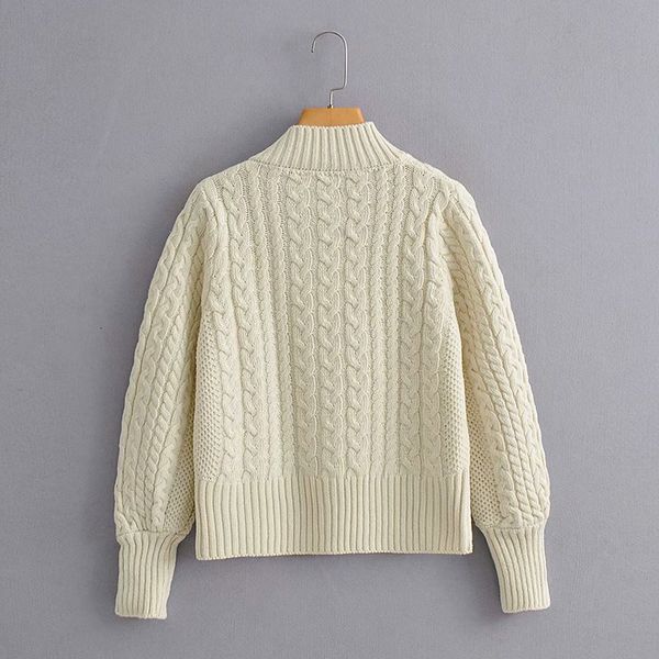 

sweaters korean round neck single breasted long sleeve sweet chic female coat harajuku simple coarse twist knit women's sweater, White;black