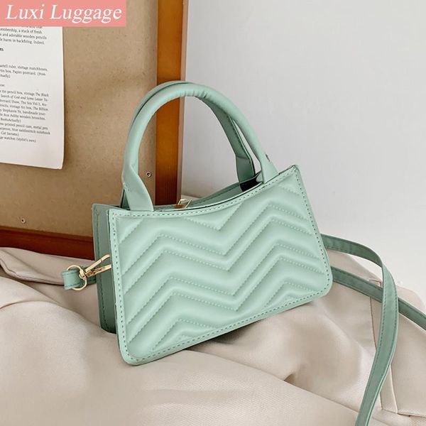 

evening bags embroidery thread small pu leather crossbody for women trend hand bag women's trending shoulder handbags