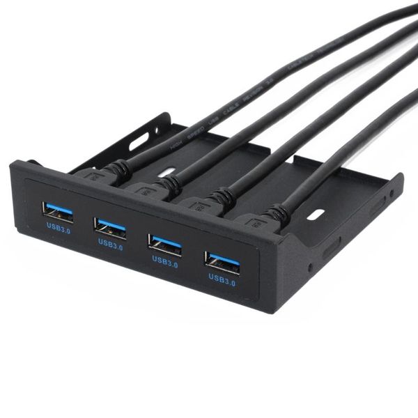 

hubs xt-xinte 4 ports usb 3.0 front panel usb3.0 hub splitter internal combo bracket adapter for desk3.5 inch floppy bay