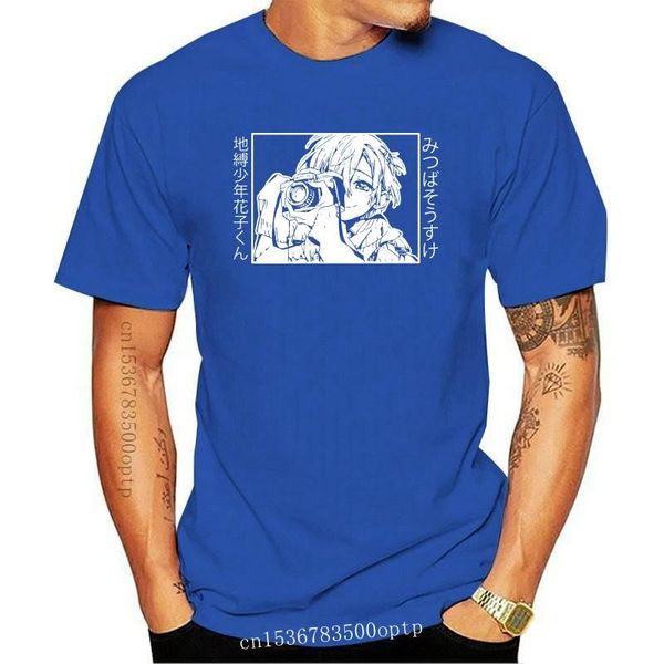 

men's t-shirts summer mitsuba t-shirt cotton toilet bound hanako kun nene kou anime ofertas men tshirt, White;black