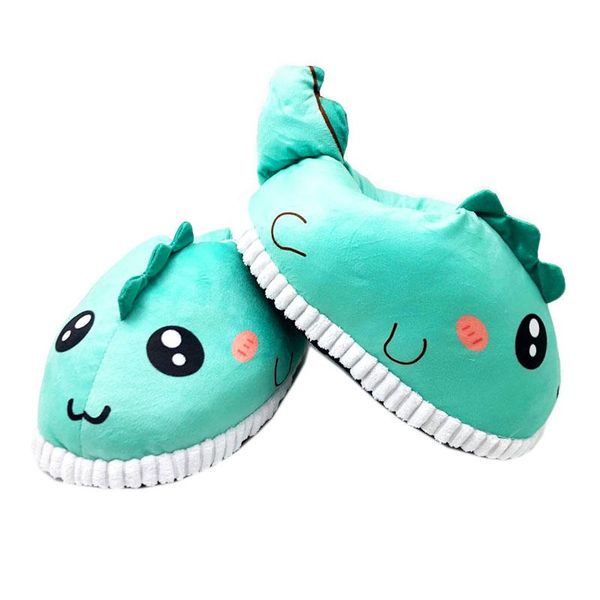 

winter cute fish warm slippers women indoor shoes woman bedroom floor sliders ladies house slides female  35-42, Black