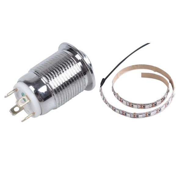 

smart home control 1 pcs led lamp spst 12mm panel mount momentary pushbutton switch & uvc germicidal disinfection light bar