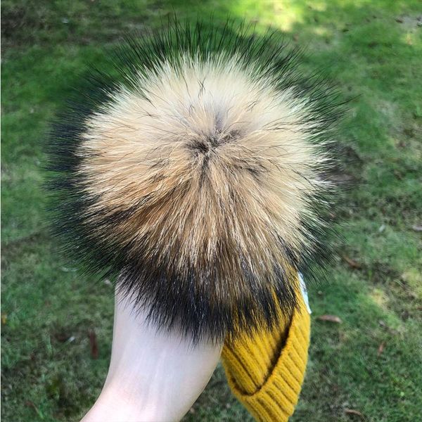 

beanie/skull caps 2021 brand winter hat fur pompom, Blue;gray
