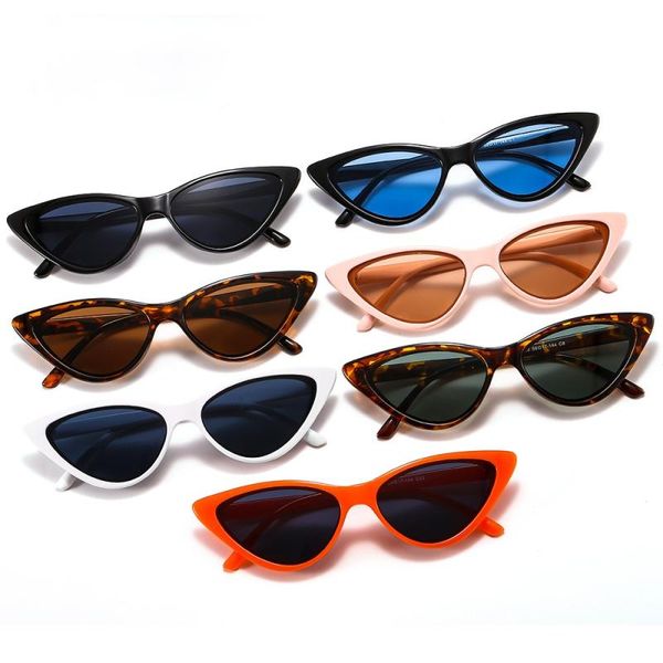 

sunglasses fashion women brand designer transparent clear mirrored full female cat eye sun glasses for woman, White;black
