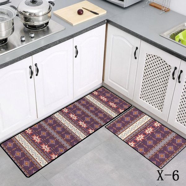 

cartoon long square oil-proof kitchen mat water absorbing carpet for livinng room bathroom doormat bohemia style pad carpets