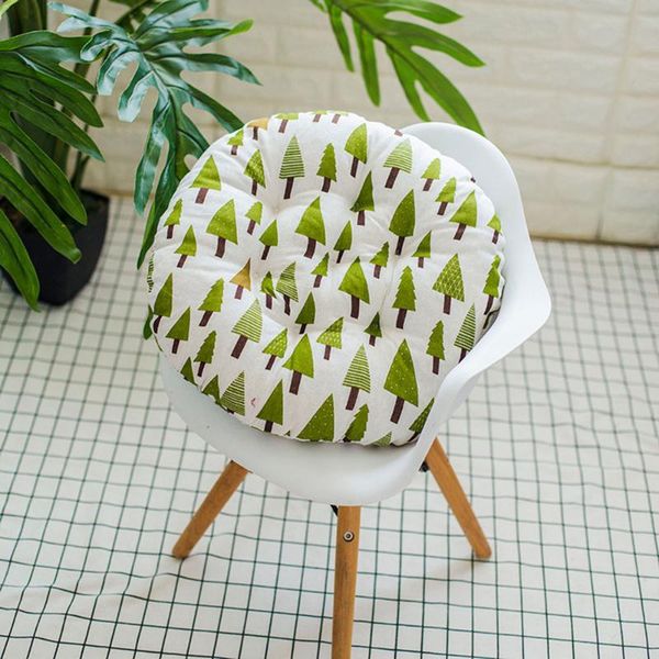 

cushion/decorative pillow seat cushion indoor garden patio home kitchen office sofa chair soft pad green leaf cotton pillowcase