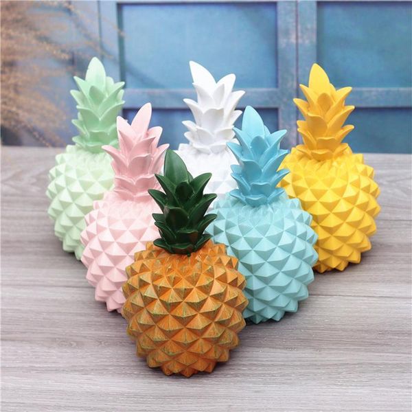 

decorative objects & figurines yellow nordic ins style ceramic pineapple table decoration fruit crafts living room restaurant wine cabinet