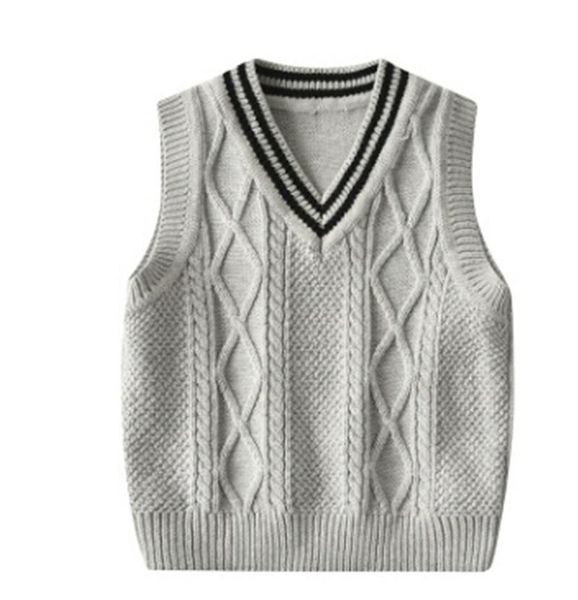 

baby boys knitted vests autumn spring out wear warm waistcoat striped v neck classic design sleeveless sweaters 4 color, Camo