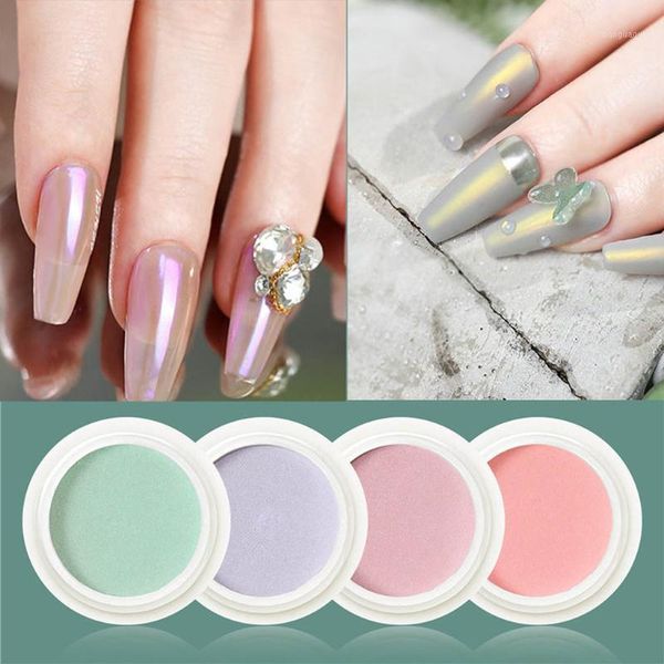 

transparent effect nail powder glitter set soild art decoration manicure girls gift ozdoby do paznokci glitter1, Silver;gold