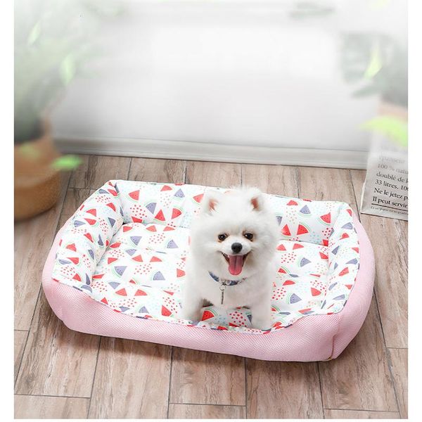 

kennels & pens cooling pet bed for dogs house dog beds large pets products puppies mat cool breathable cat sofa supplies