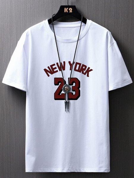 

men letter graphic tee q0om#, White;black