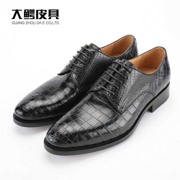 

leather shoes men's business casual goodyear formal, Black