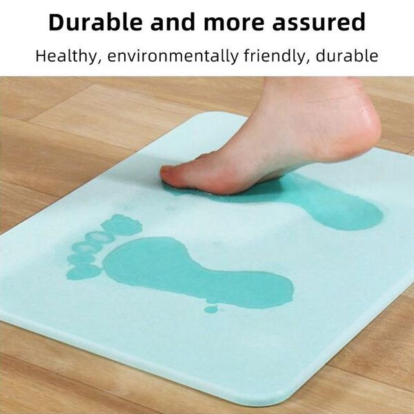 

bath mats 4color diatomite earth anti-slip absorbent fast drying mat supplies bathroom gadgets and accessories