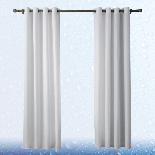 

white oxford cloth window curtain plain color bedroom for home decor & drapes