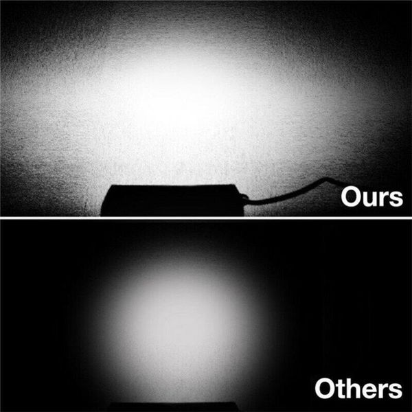 

emergency lights 65w spot light car driving led off road suv truck work bar 4wd durable